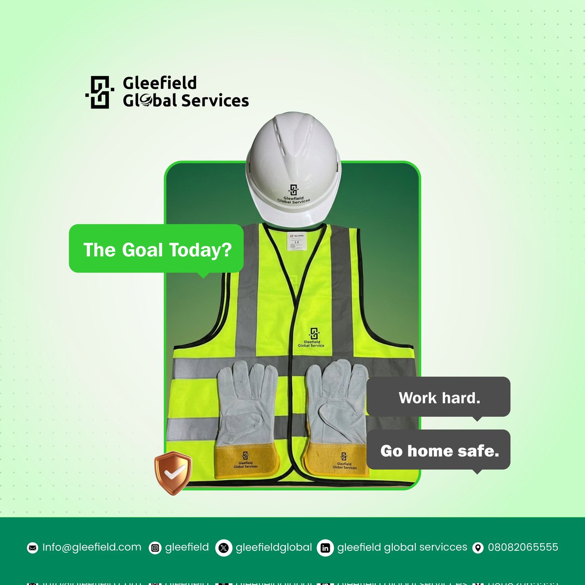 gleefieldglobal's tweet photo. Tools don't care but someone who does is waiting for you at home.

Protect yourself first before you build

Share this with someone you care about their safety.

#gleefield #ppe #safetyfirst #WorkplaceSafety https://t.co/xpujaND6yi