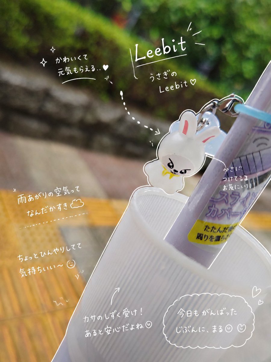 coffeelikeit's tweet photo. 雨で気分が上がらないので、最新チャームのリビをお供に🐰✨ https://t.co/ebc0c9Zdcn