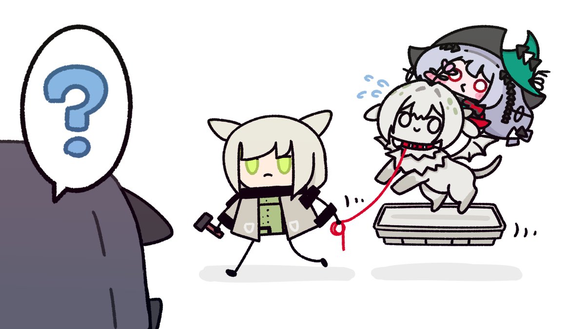 anzerusu's tweet photo. 持ち帰りされる彫像🐱🌚🐬 https://t.co/YNPC7hG2V5