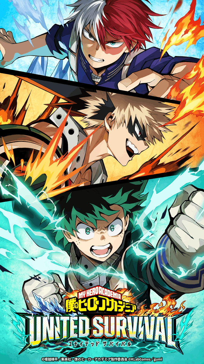 heroaca_station's tweet photo. 新作アプリゲーム『ヒロアカ UNITED SURVIVAL(ヒロサバ)』事前登録開始
https://t.co/dUfwcWBxQh

簡単操作の爽快アクションゲーム。”個性”を強化し迫りくるたくさんの敵をなぎ倒すローグライト・ヒーローアクション。

更に、アプリでしか体験できないゲームオリジナルのシナリオや必殺技を収録。 https://t.co/HAyEmZzuqd