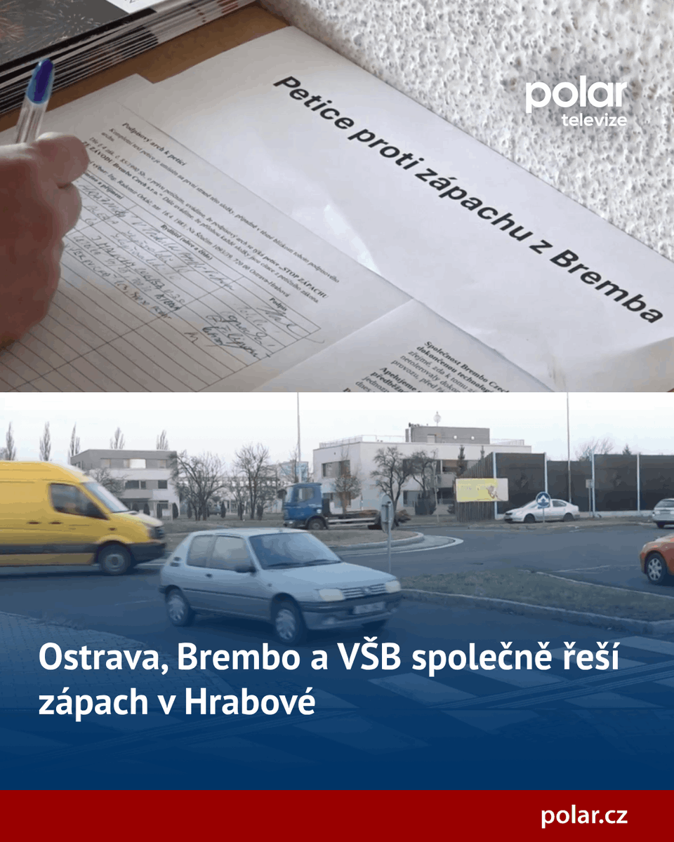 Televize_Polar's tweet photo. 👥 Město Ostrava, společnost Brembo Czech a VŠB – Technická univerzita Ostrava spojily síly v boji proti zápachu, který trápí obyvatele v okolí průmyslové zóny v Hrabové. Cílem spolupráce je zjistit příčinu problému a navrhnout konkrétní opatření. https://t.co/JNHWcT7tRI