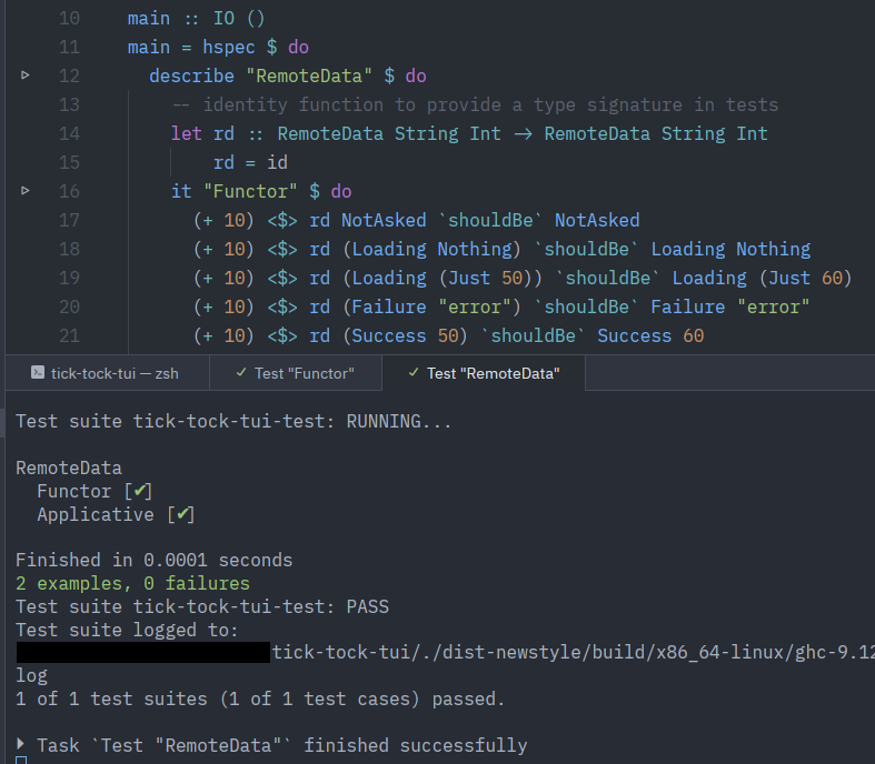 sectore's tweet photo. New things are coming to the Haskell extension in @zeddotdev

- Debugger
- HLS settings
- run/build/test runnables

PRs (in review) #33 #39 #40 #41 https://t.co/o22L5oH7br https://t.co/aN1EM86Apg
