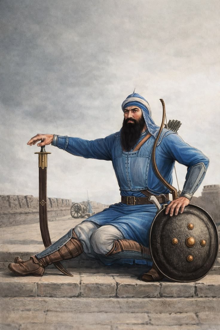 Sage1709's tweet photo. On the Shaheedi Diwas of Baba Banda Singh Bahadur Ji, we remember one of the most extraordinary chapters in Sikh history - a life transformed by faith, dedicated to justice, and completed through sacrifice.

Born as Lachhman Dev and later known as Madho Das Bairagi, his life changed forever after meeting Sri Guru Gobind Singh Ji. The Guru entrusted him not with power, but with a mission - to stand against oppression and uphold righteousness.

Baba Banda Singh Bahadur Ji led campaigns that challenged tyranny and gave dignity to ordinary people. After the victory at Sirhind, he introduced reforms that were revolutionary for their time, empowering farmers and weakening oppressive systems.

Yet his greatest victory was not on the battlefield.

Captured after years of resistance and subjected to unimaginable cruelty, Baba Banda Singh Bahadur Ji refused to abandon his faith. Even in the face of death, his spirit remained unbroken.

His Shaheedi stands as a timeless reminder that courage is not the absence of suffering - it is remaining true to your principles despite it.

Remembering his sacrifice and drawing inspiration from his unwavering spirit.

#BabaBandaSinghBahadur #ShaheediDiwas #SikhHistory #Khalsa
