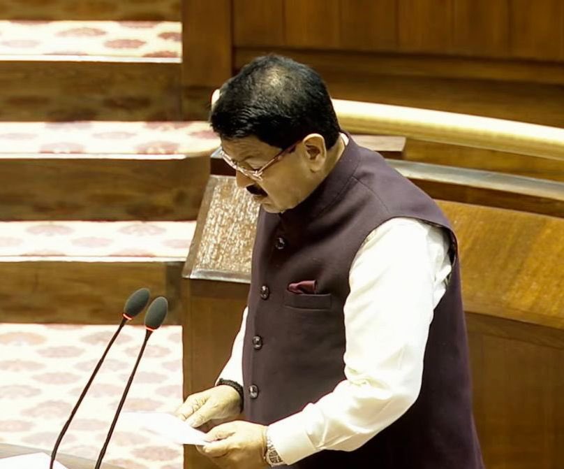 mpparimal's tweet photo. A deeply humbling moment today as I took the oath of office for my fourth term as a Rajya Sabha MP, and my third representing my karmabhoomi, Jharkhand. This mandate reinforces my commitment to driving robust rural infrastructure, healthcare, and skill development across the state. Thankful to the NDA leadership and the people of Jharkhand for this honour. #JoharJharkhand 
@rashtrapatibhvn @VPIndia @sansad_tv
