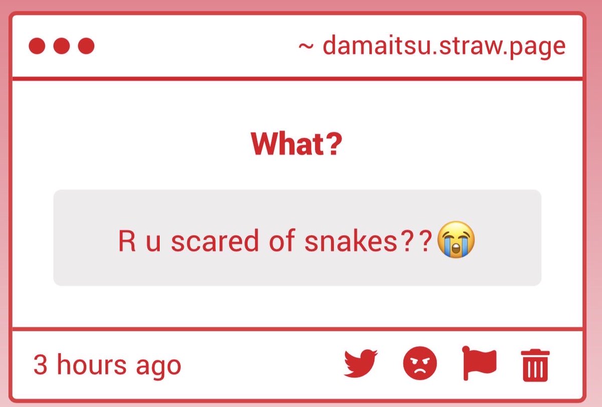 NotDamonMaitsu's tweet photo. No? Why would I be scared of snakes— I literally am wearing a tie with a snake on it. https://t.co/zZoVOPXeTD