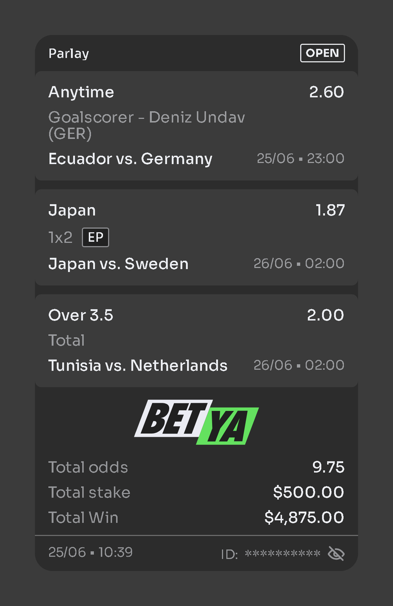 Benjif0x's tweet photo. Undav in form of his life, the best striker Germany has.
Japan to win.
Netherlands to demolish Tunisia.
EZ money.

#Ecuador #Germany #Japan #Undav #Netherlands #Tunisia #betya #WorldCup https://t.co/SW0gJHr2ke