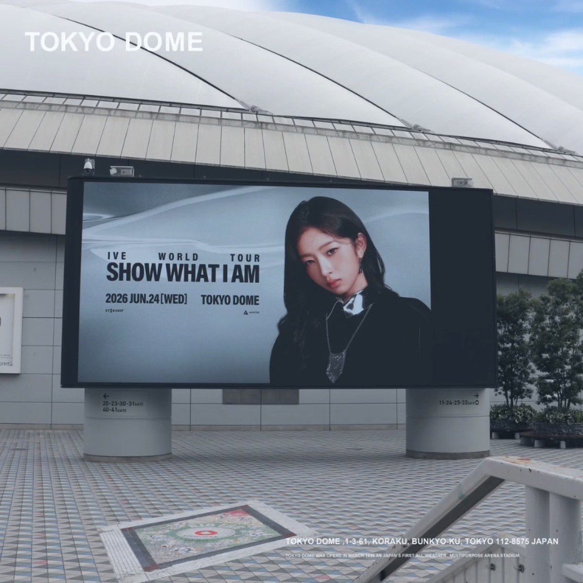 tokyodome1988_'s tweet photo. 2026.06.24(Wed)
「IVE WORLD TOUR
‘SHOW WHAT I AM’ IN JAPAN」 https://t.co/WvUjS6Zd9U