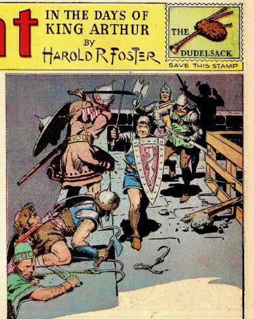 LRonLacy's tweet photo. [‘THE DUDELSACK’]
#PrinceValiant #HalFoster https://t.co/VsuaX8zKvm