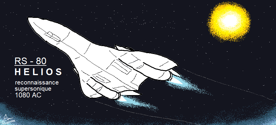arceon888's tweet photo. Nostra Worldbuilding

The RS-80 "Helios" Reconnaissance [Supersonic] Aircraft

It's a sleek, slender, long plane that can touch the edge of space and slam into Mach 4.
sr-71 if she was french and shiny and nostra https://t.co/QzR48tlf3N