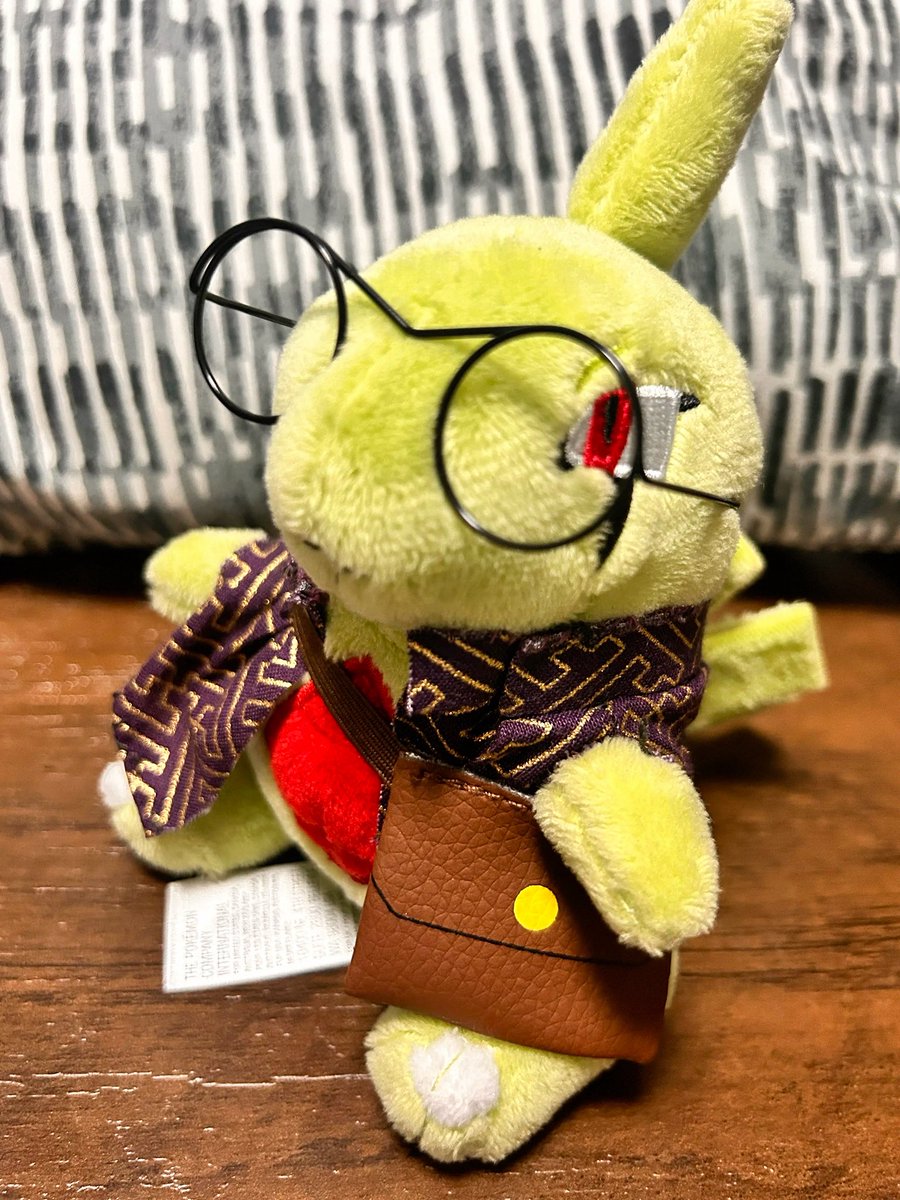 Arume_san's tweet photo. 初めてヨギちゃんの服を作ってみた可愛くつけれたと思います(*^^*)
 #ポケモンfit 
 #ヨーギラス https://t.co/twtzaV0mYi