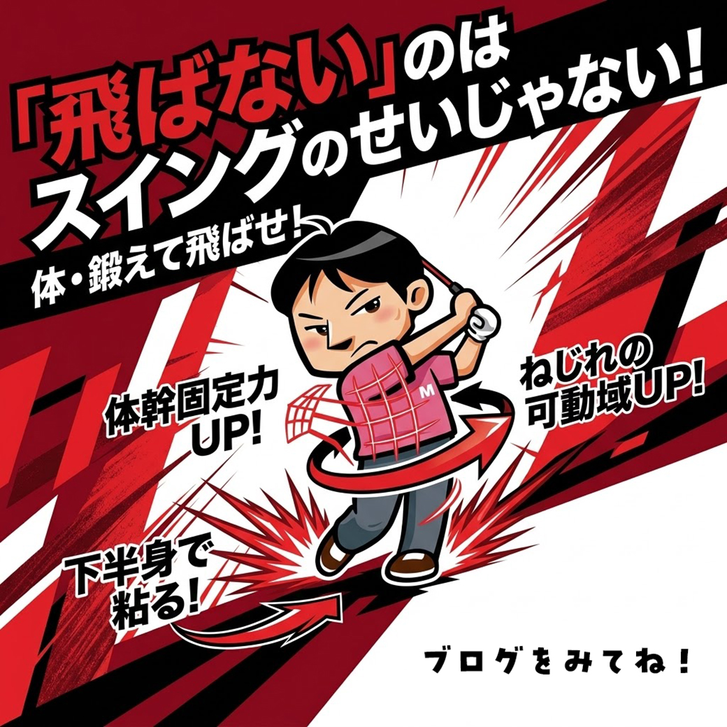 aim_mekurinko's tweet photo. 「今年こそは100を切りたい」
「あと20ヤード飛距離を伸ばしたい」

そう思って、一生懸命YouTubeでスイング動画を見たり、練習場で何百発も打ち込んだり……。
もちろんその努力は素晴らしいですが、
実は「道具」や「技術」の前に、
もっと大切な「土台」を見落としていませんか？

#EXEBIT_M https://t.co/aCWyq7Zmzp