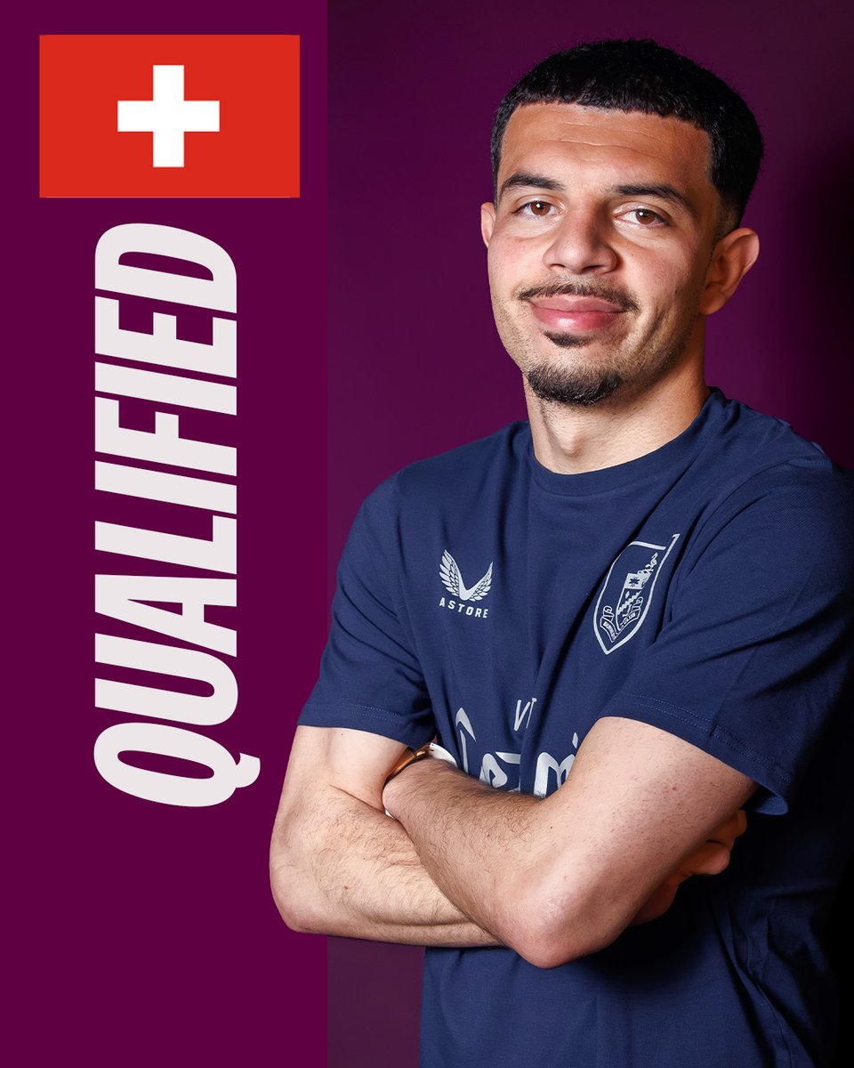 BurnleyOfficial's tweet photo. Congratulations to Zeki and Switzerland who have made it through to the Round of 32 at the World Cup 👏 https://t.co/8nwzTCb5EP