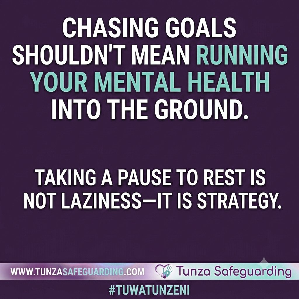 tunza_safeguard's tweet photo. Chasing goals shouldn't mean running your mental health into the ground." 🏃‍♂️💥
​Whether navigating corporate environments or managing demanding projects, the pressure on men to constantly perform is relentless. Workspace burnout is a major health hazard. https://t.co/j9LyviB0Lq