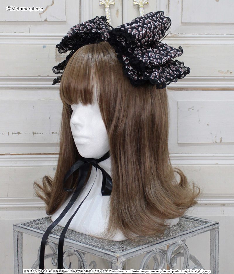 🎀期間限定SALE🎀 レオパードフリルリボンジャンパースカート 【10