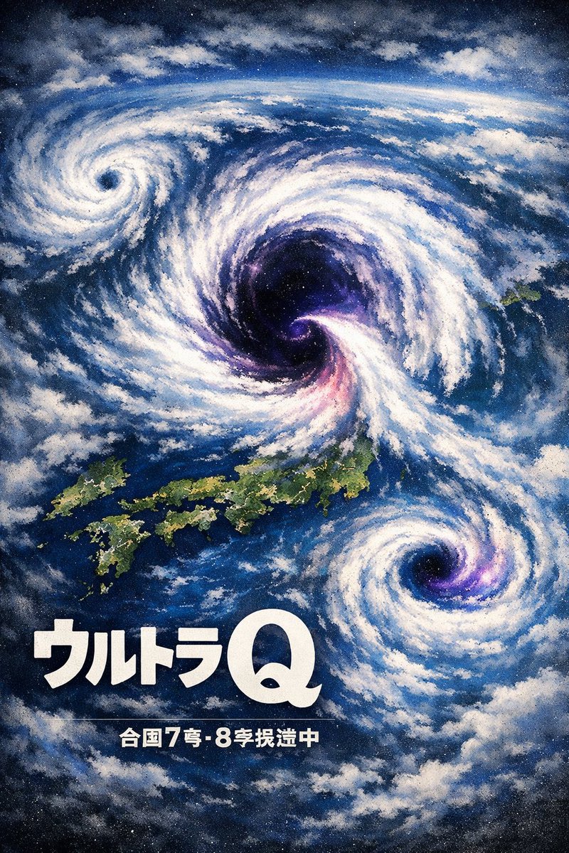 nora_hiro12's tweet photo. ウルトラQと台風 https://t.co/lPZ7jo03kL