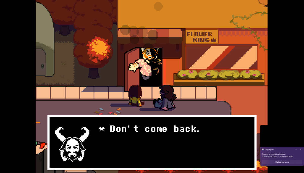 obj_niya's tweet photo. DELTARUNE SPOILERS
!
!
!
!
!
! https://t.co/ADF4eUtcXS