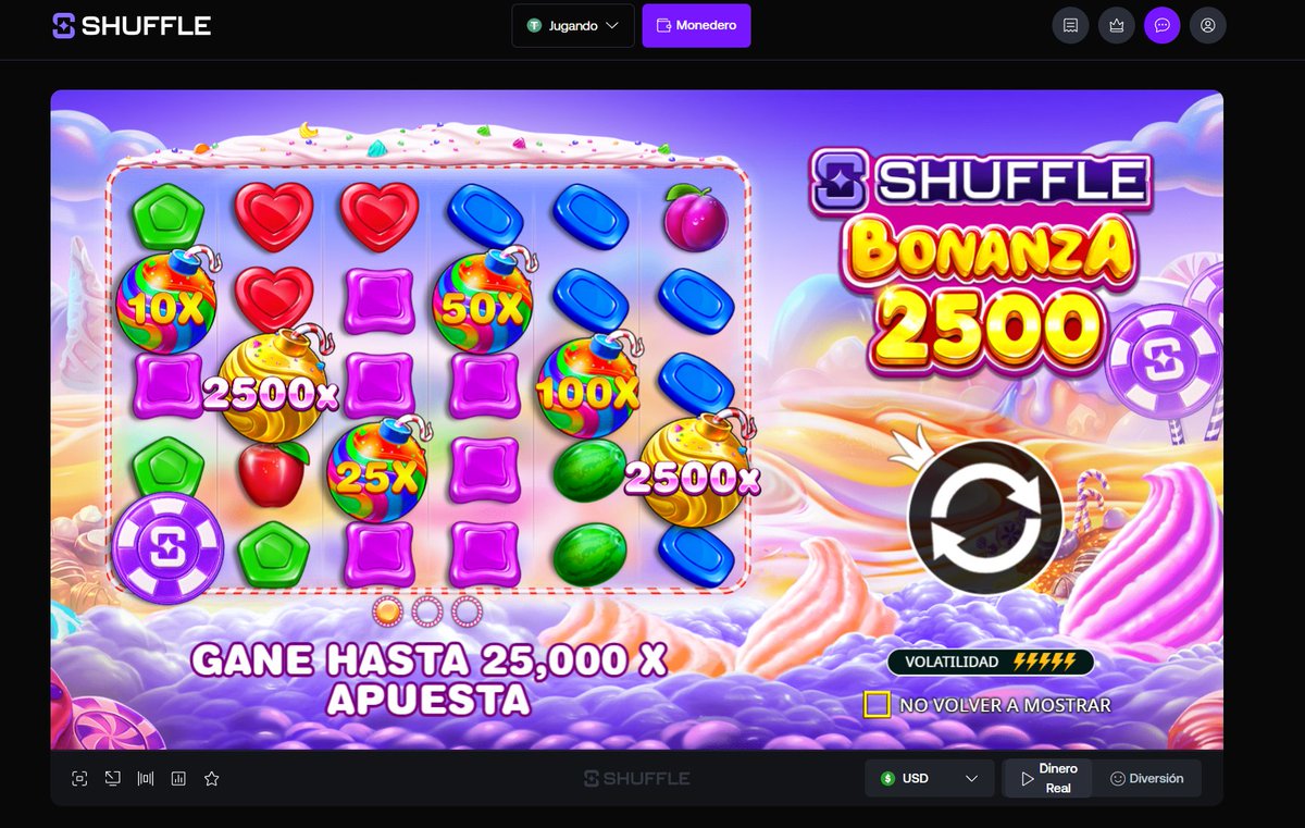 ShuffleBonos's tweet photo. Nueva Bonanza 2500 exclusiva de @shufflecom 💣

200$ Bonus Buy como siempre! Solo para codigo @AgusbobX 

El que más se acerque a lo que pague el bonus se lleva TODO!⚡️

Comenta tu predicción exacta en $ y en 24 horas anunciamos el resultado ⏳ https://t.co/irx3BXdwMb