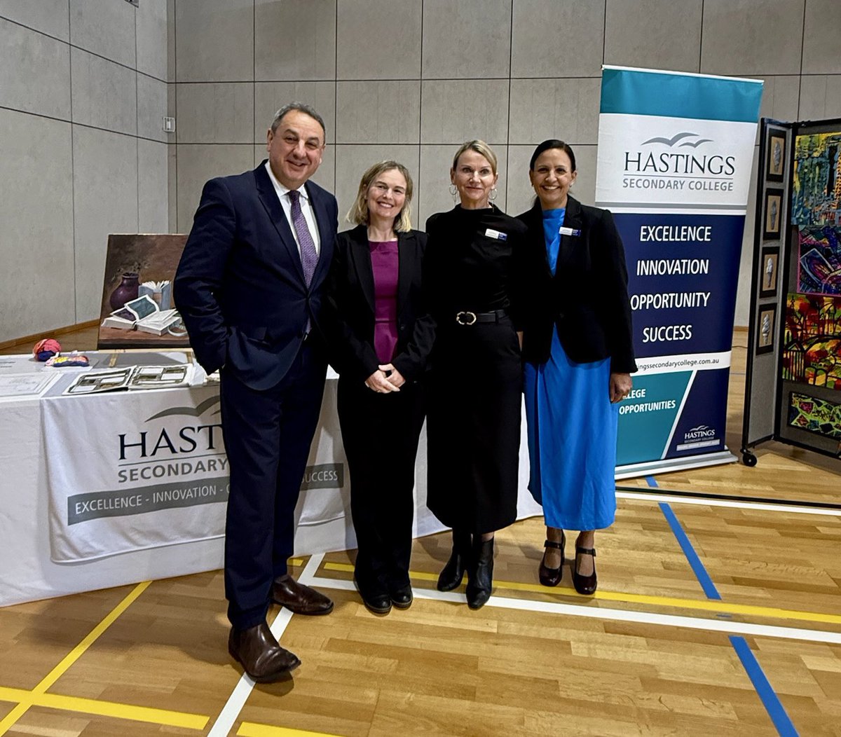 dizdarm's tweet photo. Thank you Hastings Secondary College – Port Macquarie for hosting the 8th stop of the Schools Roadshow for 2026. Great to see the robotics students in action at the school. Thanks to our leaders who attended the roadshow &amp; shared ways to improve the education of our students. https://t.co/FQjyoQdL5V