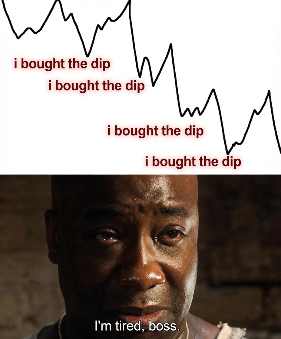 CoinTabNews's tweet photo. How many dips make one bear Season? 😂 https://t.co/lZ8SGvLaaw