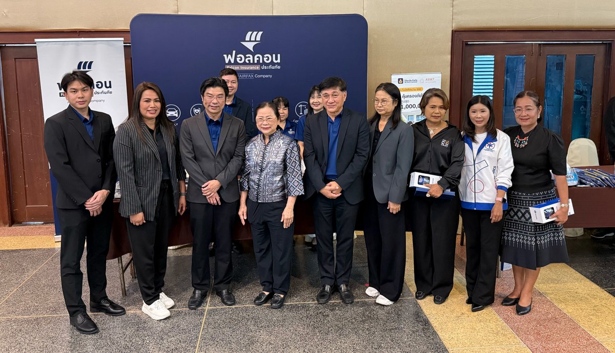 falconinsure's tweet photo. ฟอลคอนประกันภัย ร่วมเป็นวิทยากรให้ความรู้ในงานเสวนาและออกบูธกิจกรรม ภายใต้หัวข้อ “แรงงานมั่นใจ ประกันภัยพร้อมดูแล” ของสำนักงาน คปภ. ภาค 7 (นครปฐม) อ่านเพิ่มเติม คลิก https://t.co/dNdpENzyWF https://t.co/XAxxZ1J869