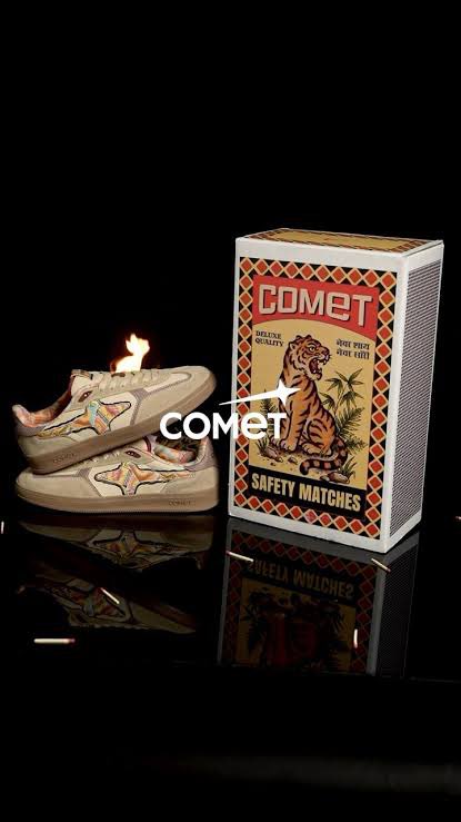 saluja_ira's tweet photo. this is what happens when a brand actually tries something new instead of making the 437th Nike Air Force clone.

Maachis is ridiculously cool.

the shoe, the packaging, the storytelling everything feels intentional for a change. https://t.co/eqaJicfIr9
