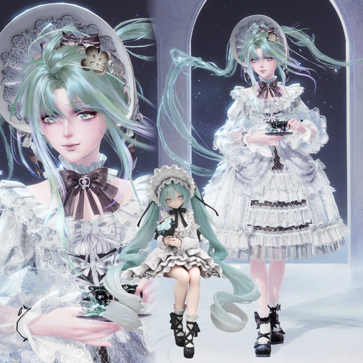 faerieell's tweet photo. Hatsune Miku ♡ Vintage Doll Style 

𓆩 infinitynikki ⋆ wherestarsyearn 𓆪 https://t.co/7oQukBHq0Y