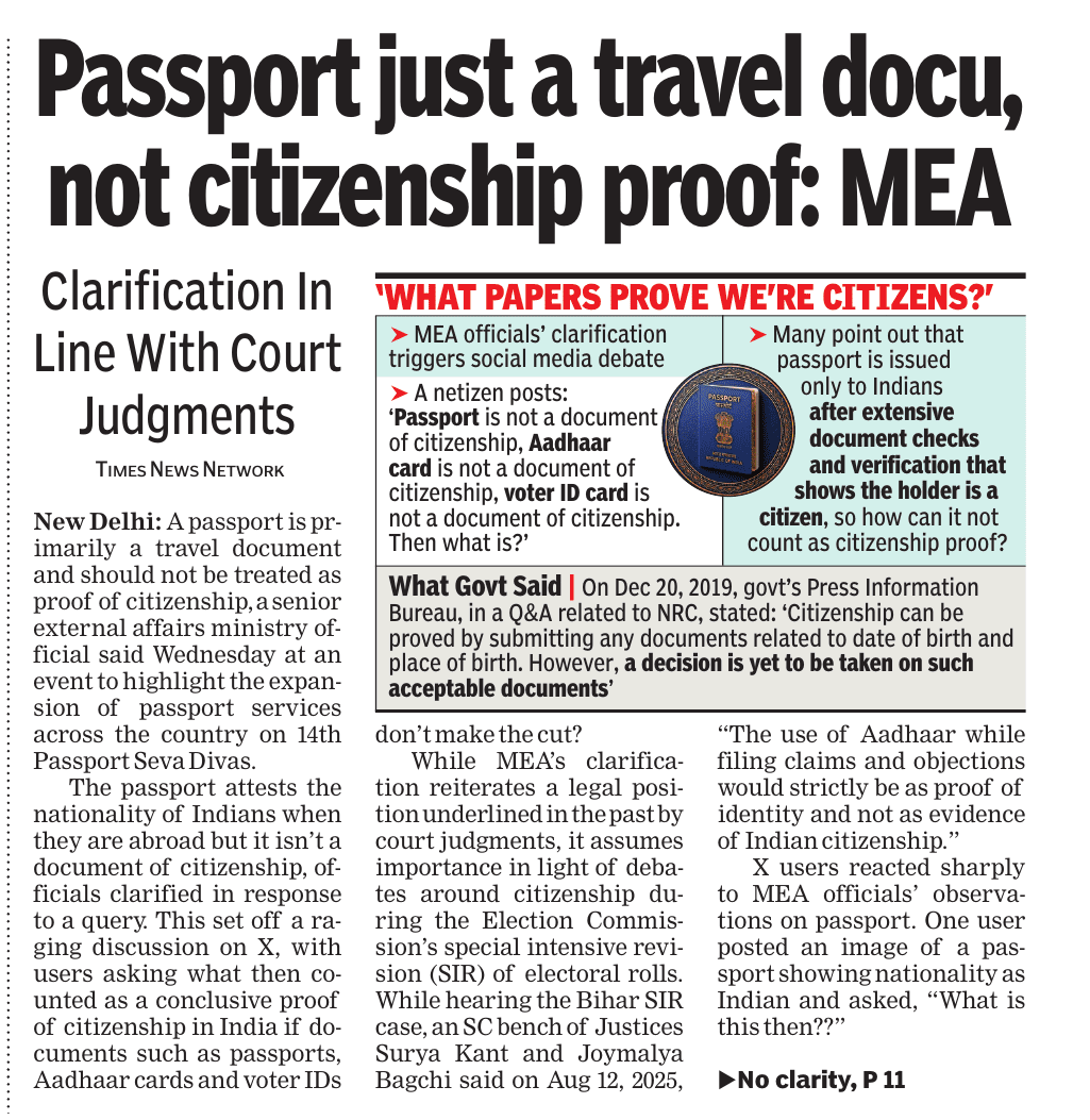 Arv_Ind_Chauhan's tweet photo. Which document will be considered as citizen proof ? https://t.co/qzHia3cjh9