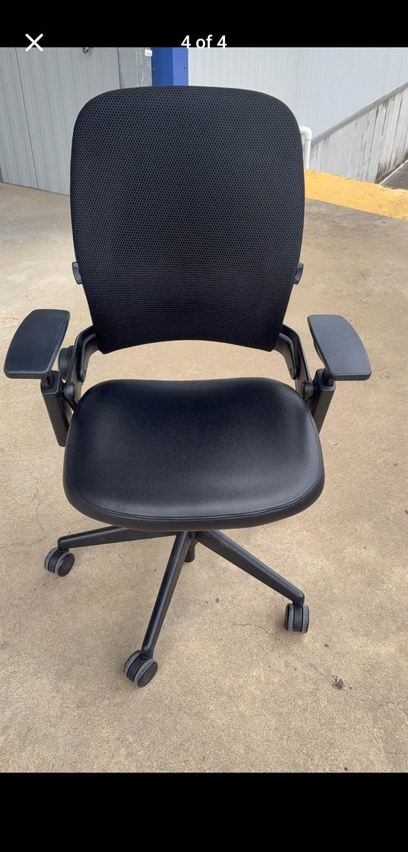 RoyalRaj95's tweet photo. @filmisconstant If you sit at the desk alot, look for a Steelcase Leap V2 on Marketplace. Its usually a normal corporate chair upwards of $1500. You can get one on marketplace for under 300. Best investment ever https://t.co/0sg8P9EptM