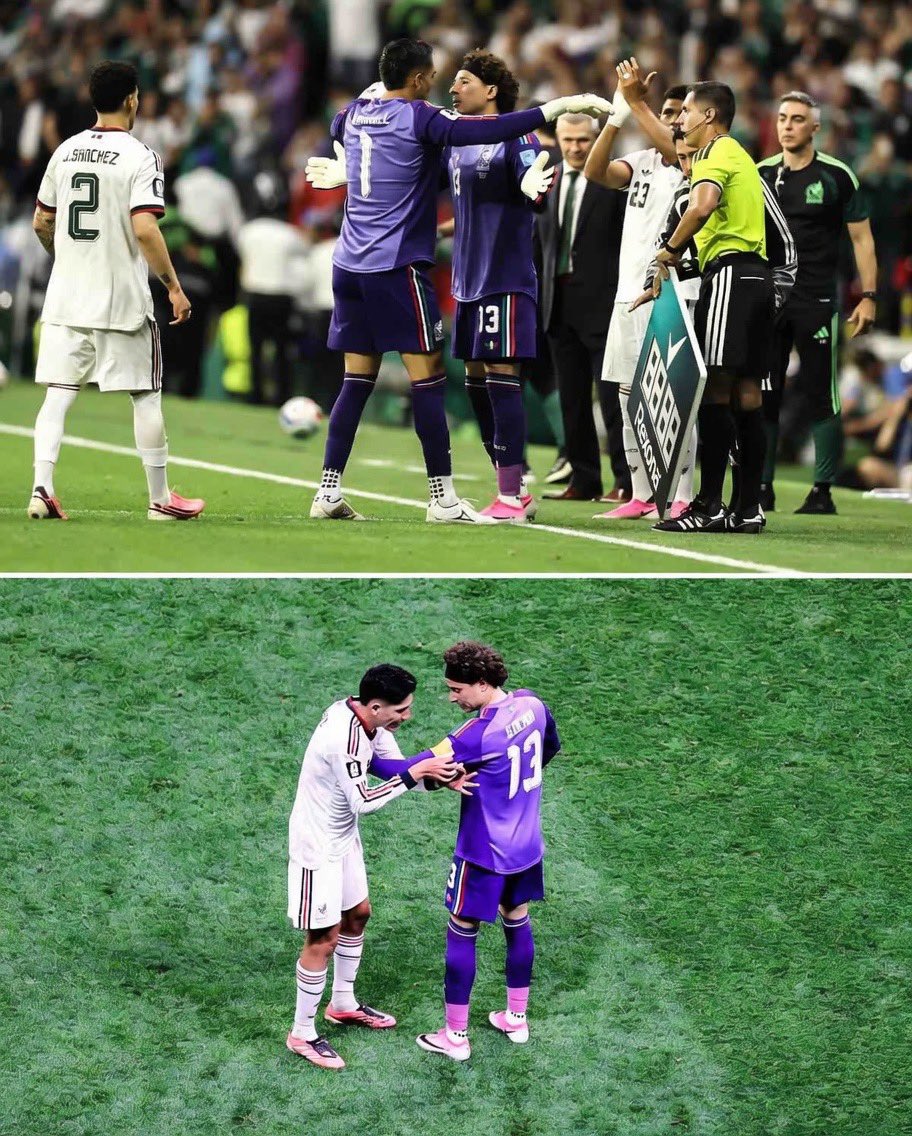 alimo_philip's tweet photo. 🇲🇽 THE PERFECT FAIRYTALE ENDING! 

🧤 Memo Ochoa gets the legendary send-off his iconic career deserved.

🏟️ Right here in the iconic Estadio Azteca
❤️ Surrounded by his adoring fans & family 
👏 Capping Mexico’s FIRST-EVER flawless World Cup group stage run!

👑 Club football had its moments, but the World Cup stage always crowns true royalty. 

🫶 What a warrior. Legend forever.