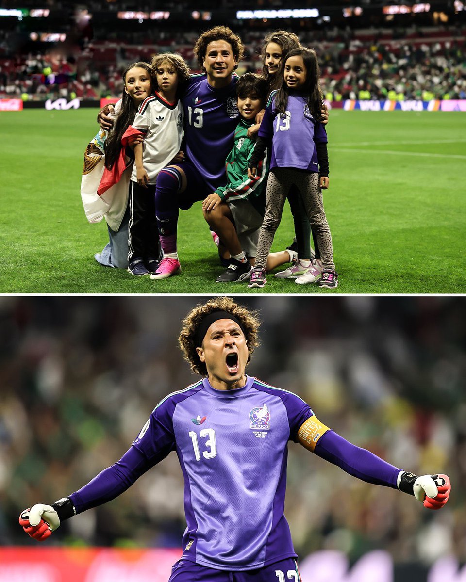 alimo_philip's tweet photo. 🇲🇽 THE PERFECT FAIRYTALE ENDING! 

🧤 Memo Ochoa gets the legendary send-off his iconic career deserved.

🏟️ Right here in the iconic Estadio Azteca
❤️ Surrounded by his adoring fans & family 
👏 Capping Mexico’s FIRST-EVER flawless World Cup group stage run!

👑 Club football had its moments, but the World Cup stage always crowns true royalty. 

🫶 What a warrior. Legend forever.