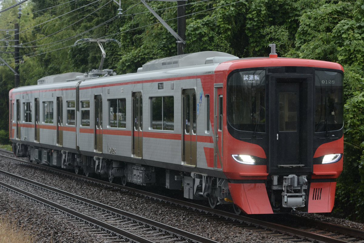 SAKURASTATION30's tweet photo. 名鉄 9100系 9128F 新車 車両性能試運転

2026年6月25日 https://t.co/3mUJTdkq6l