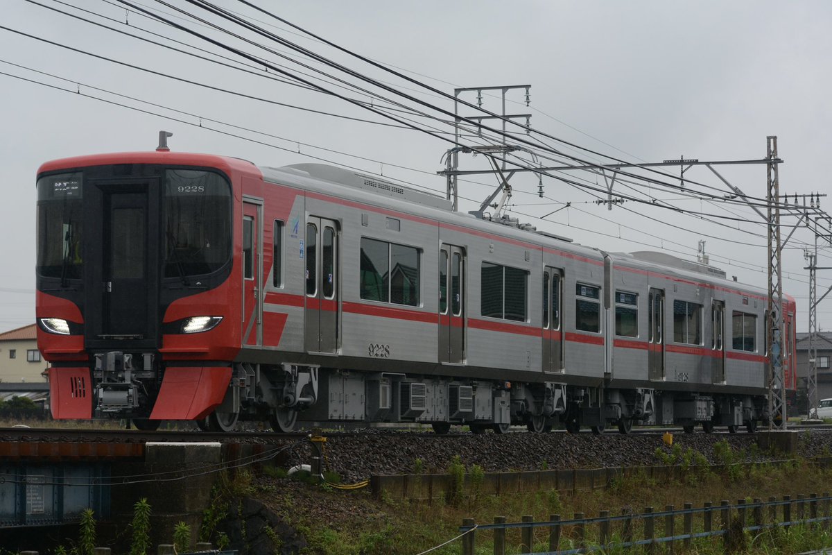 SAKURASTATION30's tweet photo. 名鉄 9100系 9128F 新車 車両性能試運転

2026年6月25日 https://t.co/3mUJTdkq6l