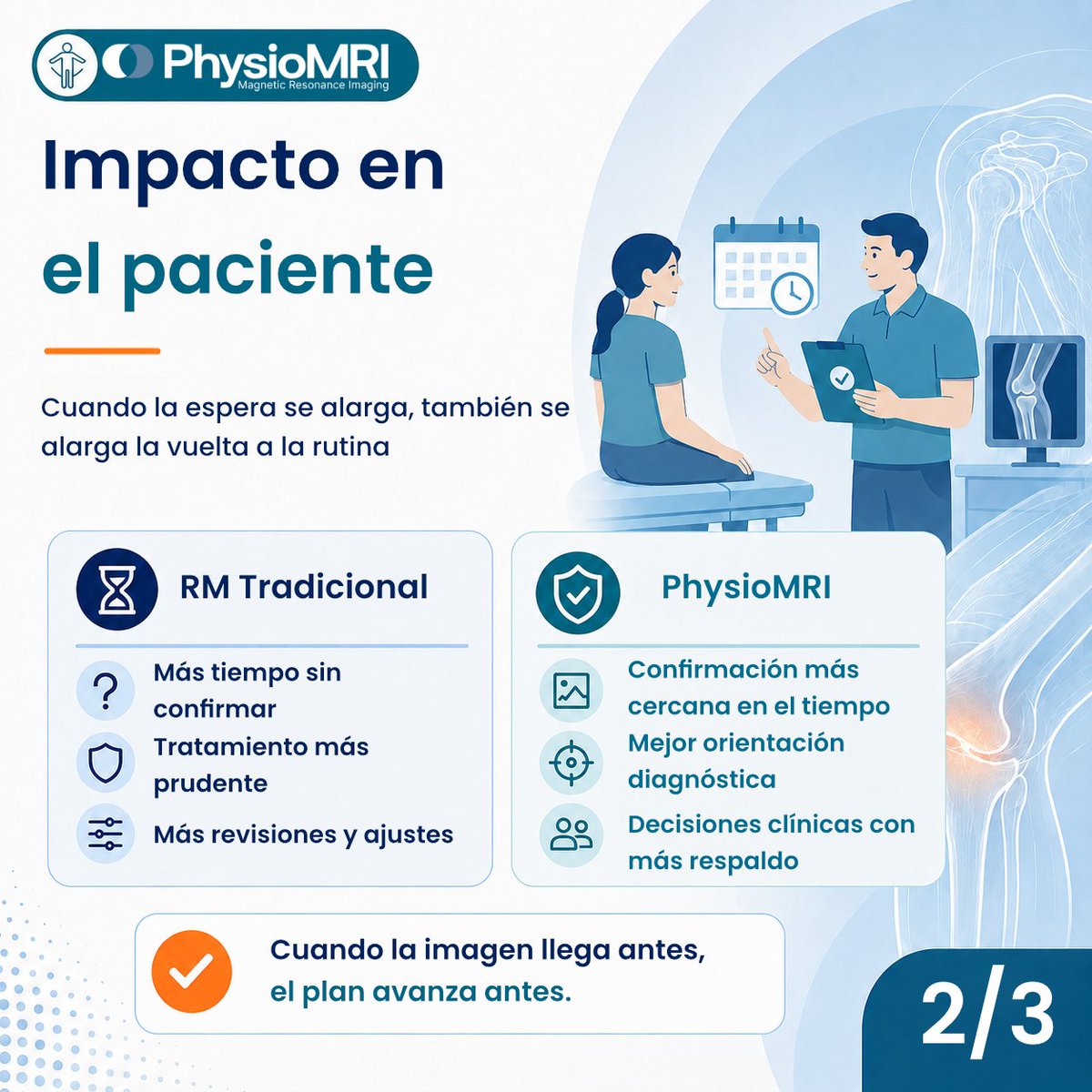 physiomri's tweet photo. Una RM no solo aporta imagen.
Aporta contexto para decidir.
¿Qué cambia cuando esa imagen está más cerca del paciente?
Desliza para verlo.

#PhysioMRI #ODIN #ResonanciaMagnética #RMPortátil #Fisioterapia #InnovaciónSanitaria https://t.co/KePCwrmyYV