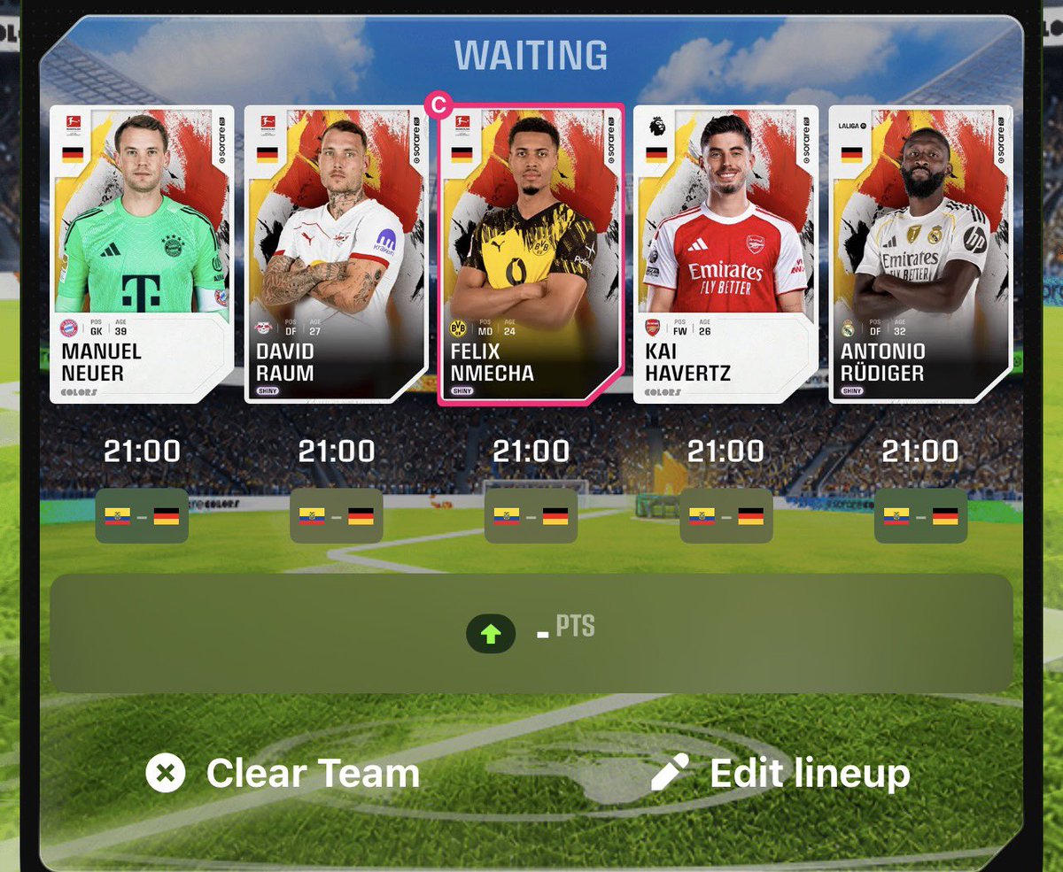 dantsorare's tweet photo. I’m hoping to hit the 400 in the Germany match and the Ivory Cost games so I can be on the cash for the Netherlands after🔥

I need some help, How reliable are the recommended picks like A,B,C,D,E?

It’s got Raum as an A pick whereas I would have typically favoured… https://t.co/Nh2dgSP7Og