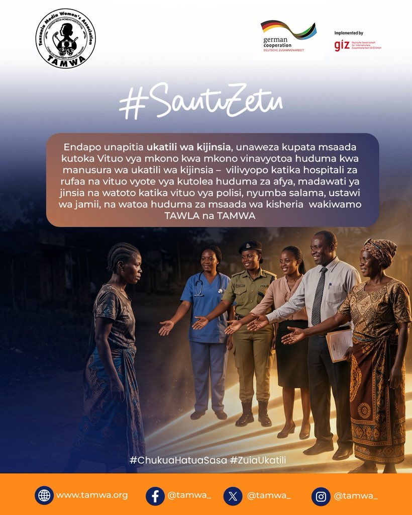 TAMWA_'s tweet photo. #SautiZetu #VunjaUkimya #GIZ #TAMWA https://t.co/RwgAtm39l5