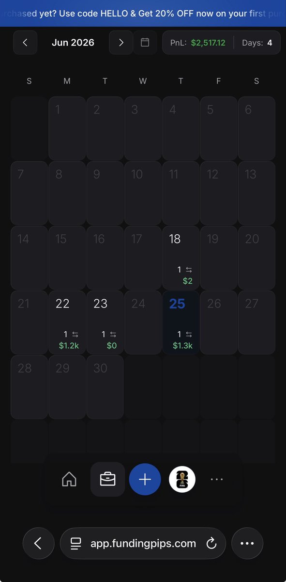 HolyGold_1's tweet photo. #BuildingDiscipline

Phase 2 passed ✅

Took 3 trades
2 TP
1 BE

50k @fundingpips account in the bag✅ https://t.co/0fRmqdZZsx