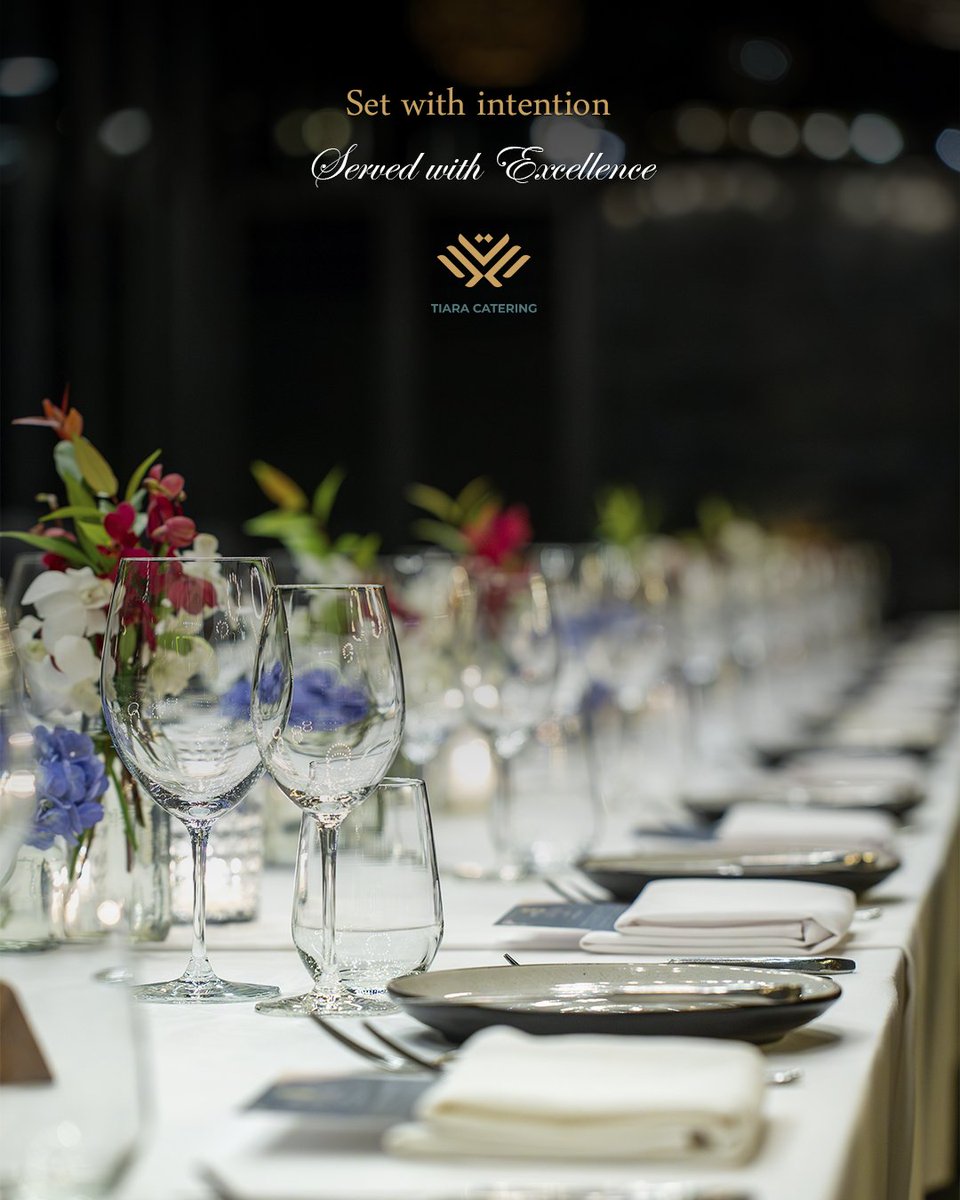 Tiaracateriing's tweet photo. Excellence isn't accidental.
It's set — detail by detail, guest by guest. 🤍✨
 Tiara Catering — Set with intention. Served with excellence.

#TiaraCatering #LuxuryCatering #EventsRiyadh https://t.co/MN2rZ1xlIb