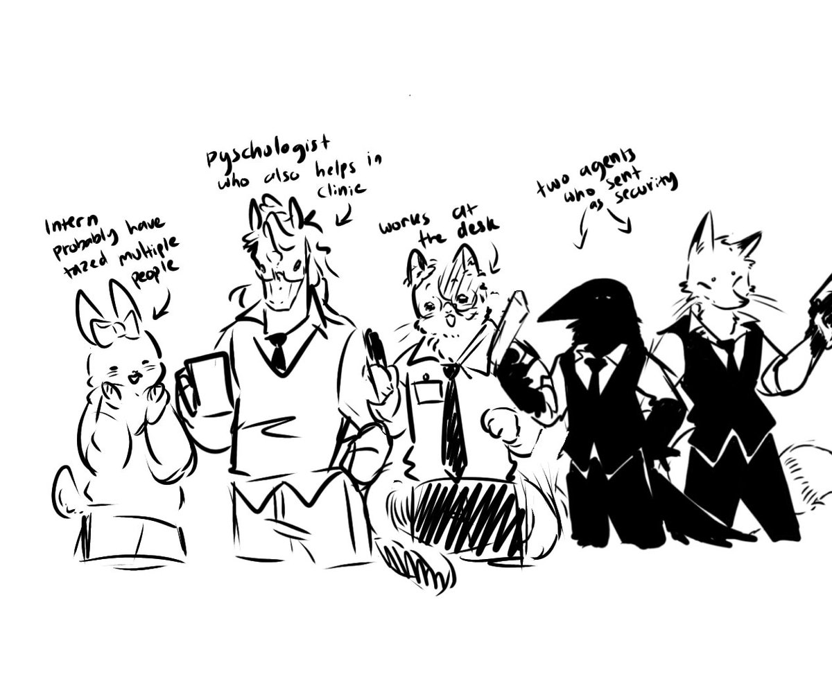 kage_kasai's tweet photo. Just some doodle of that animal hospital game of me and my friends little character https://t.co/qByiR4Pb8H