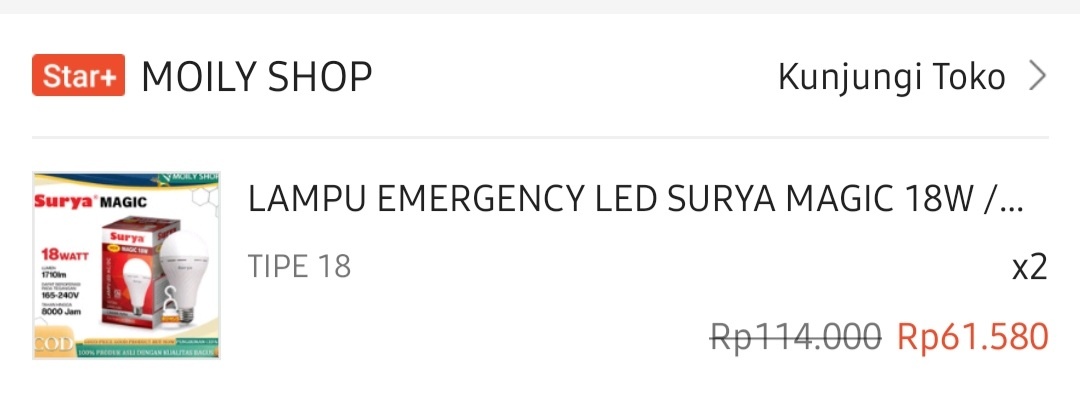 urprettycloud's tweet photo. Jangan beli di toko ini ya guys, display awal lampu emergency tapi dikirim lampu biasa trus nama displaynya diganti. https://t.co/hYKckF2qz4