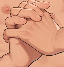 KarlanxAI's tweet photo. Hand holding with interlocked fingers might be the hardest thing for me to generate with AI 😭 Some days it’s easy, but today it took 50 mins 💀 So if you see hands like that in my pics, just know blood, sweat, and tears went into those stupid hands 🤣 https://t.co/8LNt96jFkP