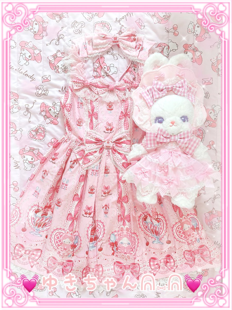 Angelic PrettyのBunny? Ribbon? Parfaiteriaカチューシャ 