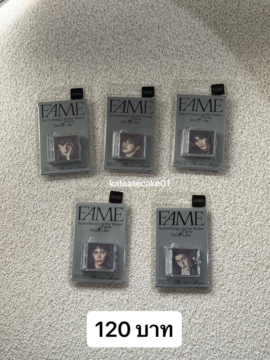 kateatecake01's tweet photo. RIIZE Fame SMini Ver. แถมการ์ด 1:1 (สุ่ม) 

120 ส่งฟรี (พื้นที่ห่างไกล +20 เก็บภายหลัง) 

Shotaro (9)
Sungchan (8)
Eunseok (12)
Sohee (12)
Anton (10)

#ตลาดนัดRIIZE #ตลาดนัดน้องข้าว https://t.co/n3xzzVrpHA