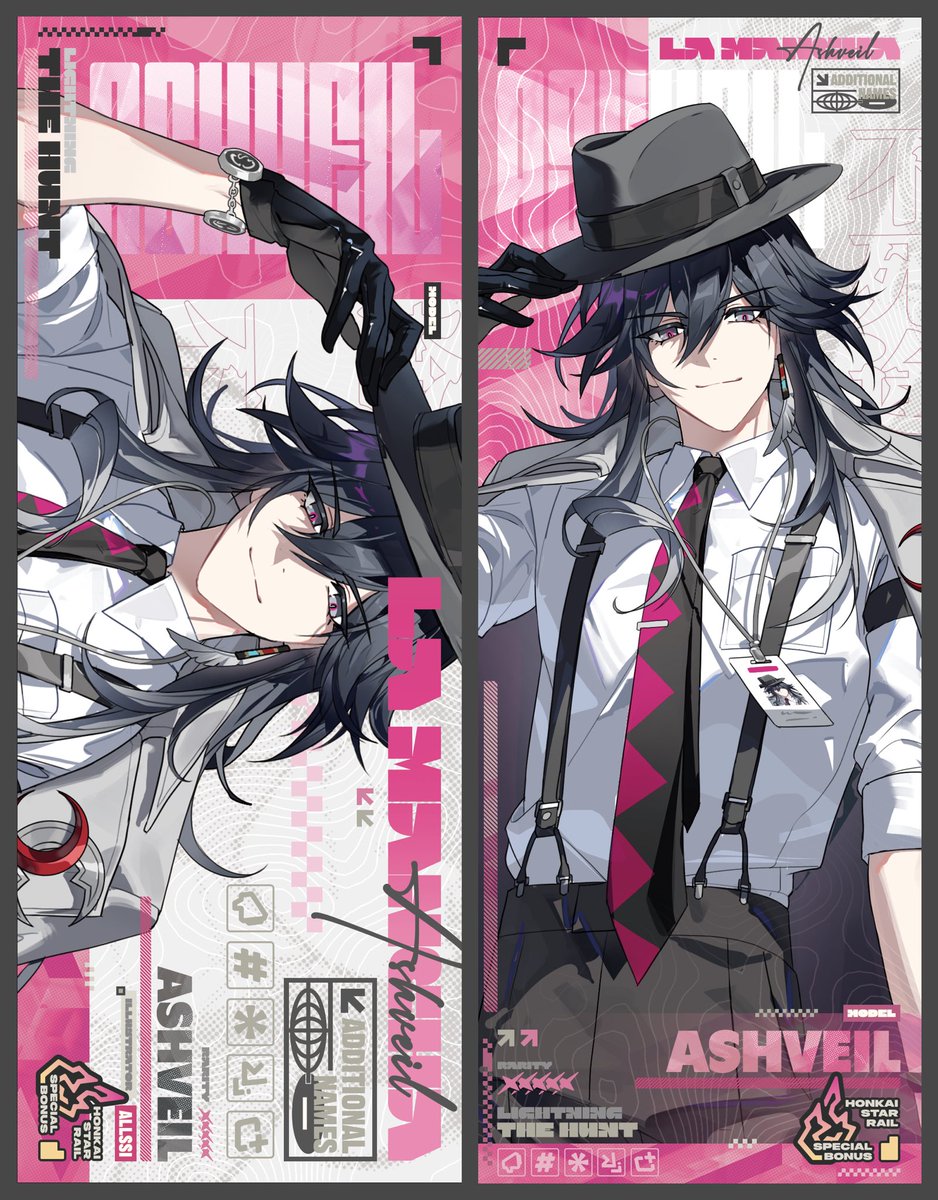 AR_Achernar's tweet photo. 「崩壊：スターレイル」
不死途　シナズ　1/3
チケットデザインしました

〈붕괴: 스타레일〉
Ashveil  얘쉬베일　1/3
티켓 그래픽 디자인 작업했습니다

Illustrator: little_modao https://t.co/6jdlZdSq4u