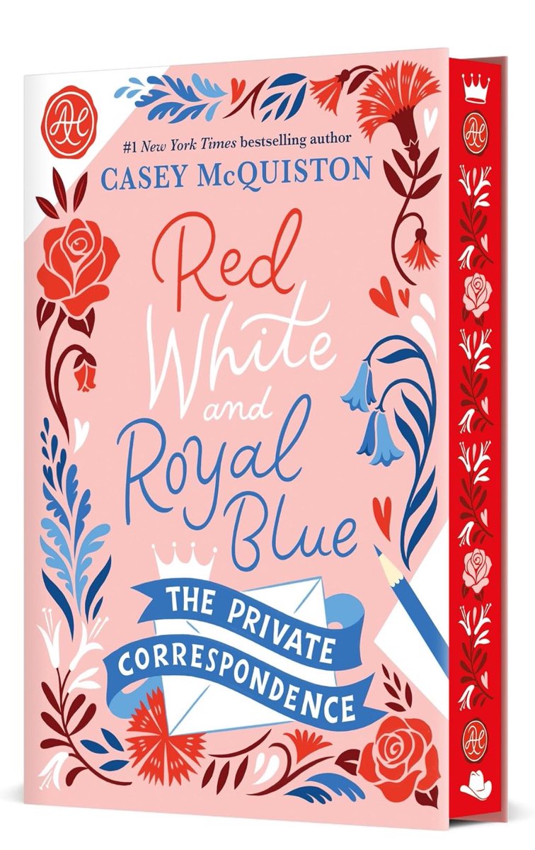 strawberryacd's tweet photo. RED WHITE AND ROYAL BLUE: THE PRIVATE CORRESPONDANCE YOU WILL BE RHE #1 BEST SELLING BOOK IN THE WORLD LOOK HOW PRETTY https://t.co/vANfoSdj7T