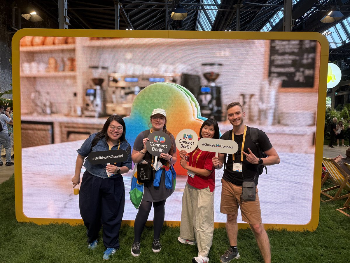 leichteckig's tweet photo. #GoogleIOConnect is coming in hot. 🔥 (partly because of the heatwave but well) I’m so excited to learn about all things web &amp; @ChromiumDev related. ❤️ Thanks @GoogleDevExpert for having me. 😍 #BuiltWithGemini https://t.co/u0V3rRHdlJ
