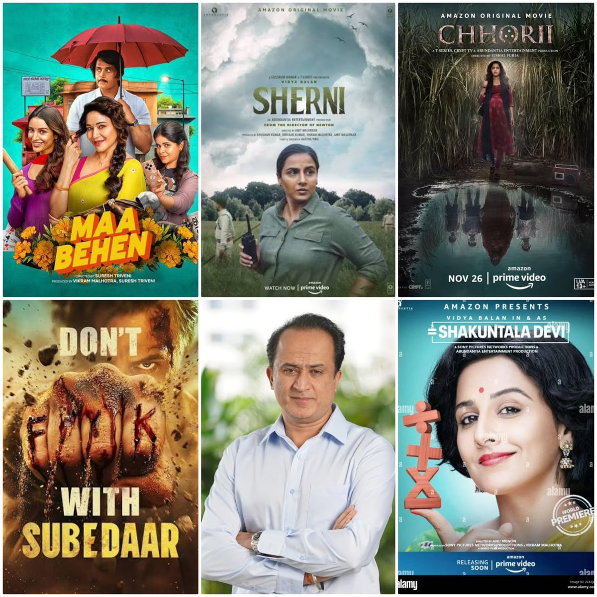 arvindsaw1's tweet photo. What #Subedaar, #Sherni, #Chhorii, #ShakuntalaDevi and #MaaBehen all have in common is that they gave audiences something real to hold onto after the credits rolled. #VikramMalhotra and #AbundantiaEntertainment have made that their signature. https://t.co/TuiT3395bt