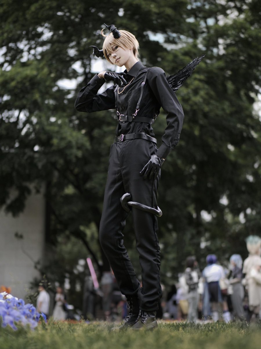 Cosplay 桃源暗鬼 皇后崎迅⚙️/😈衣装 P▶︎@huskymoto #サツコス