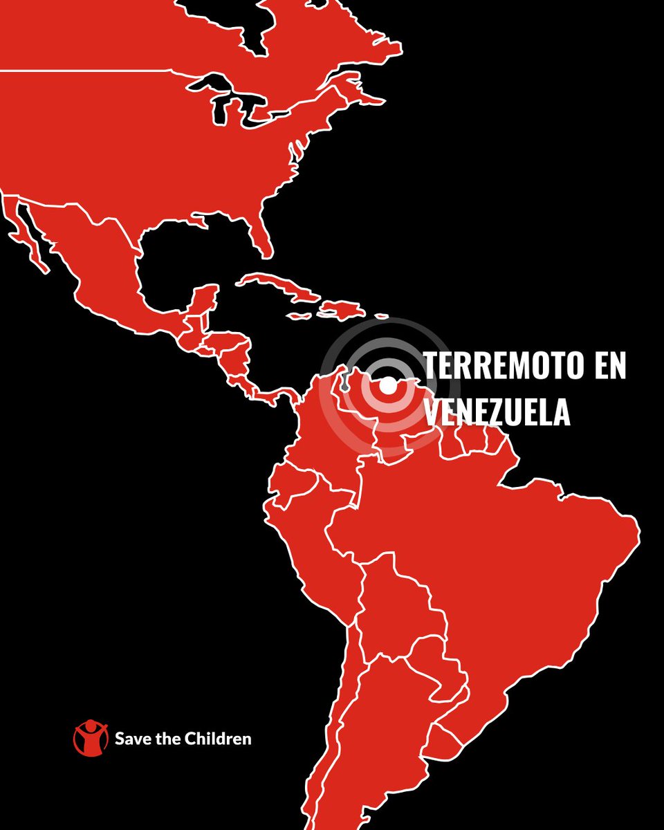 SaveChildrenEs's tweet photo. Dos terremotos de magnitud 7,2 y 7,5 han sacudido el oeste de Venezuela.

Nuestros equipos ya están evaluando las necesidades sobre el terreno junto a organizaciones locales.

Ayuda donando a nuestro fondo de emergencias:  https://t.co/xlzqAqobWA https://t.co/AYlJxDRBQS