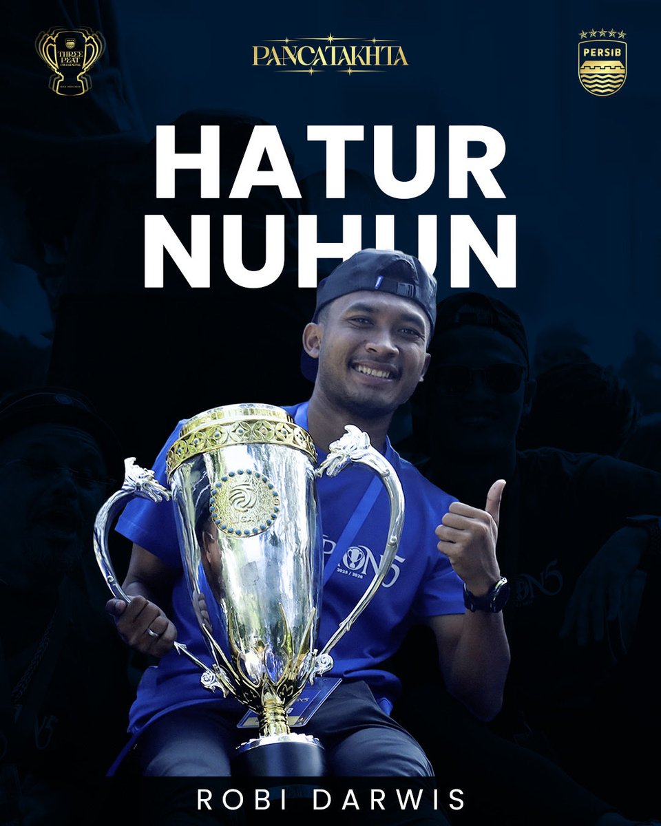 persib's tweet photo. Tumbuh, berkembang, dan berjuang bersama PERSIB hingga meraih dua gelar juara menjadi bagian dari perjalanan yang akan selalu dikenang.

Hatur nuhun, Robi Dawis! Sukses untuk langkah dan tantangan barumu.

#WeArePERSIB https://t.co/cr1Qp0ba4L