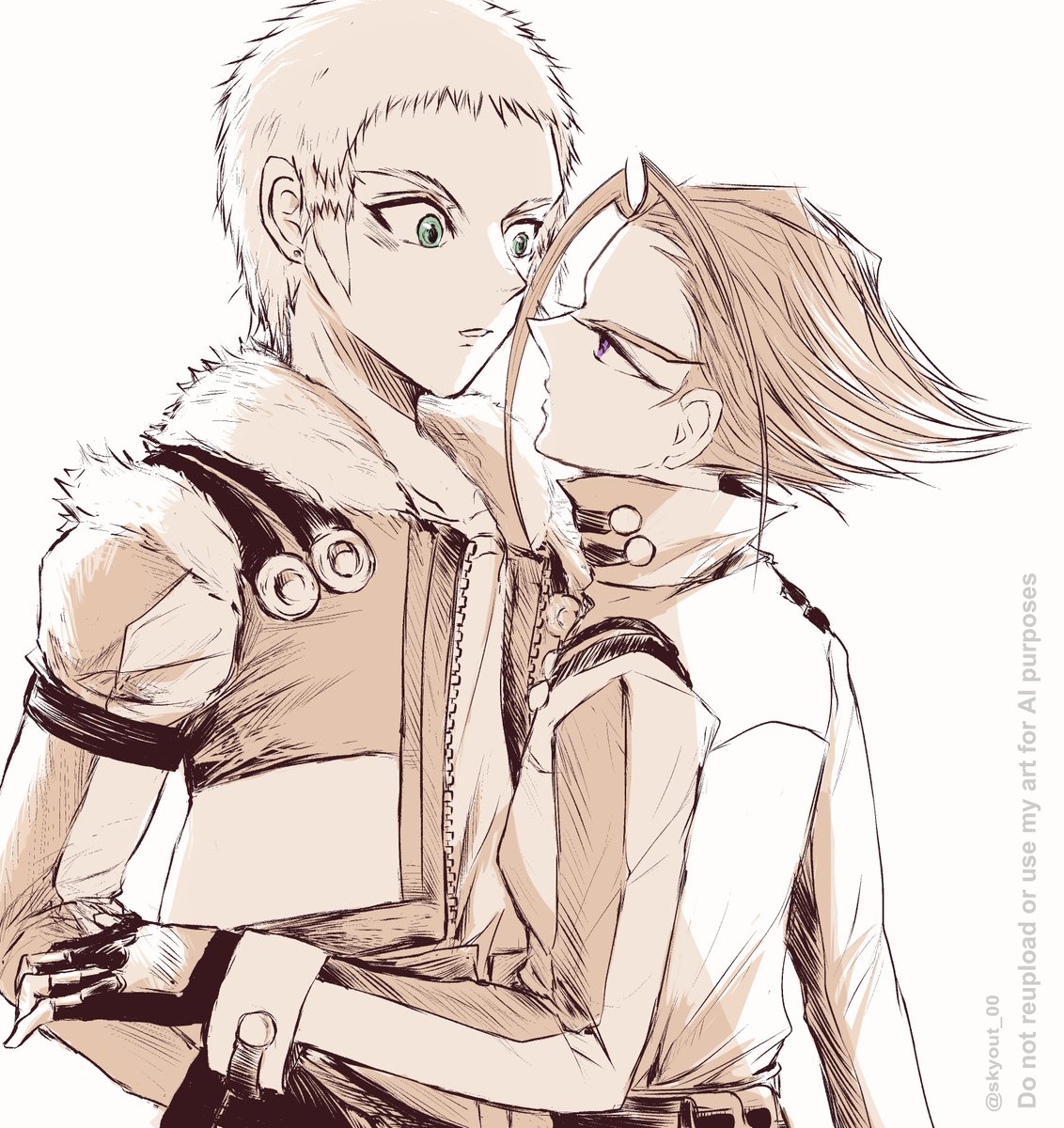 skyout_00's tweet photo. 新しいペンの練習で描いたボユリ https://t.co/fHzI6uiFUH